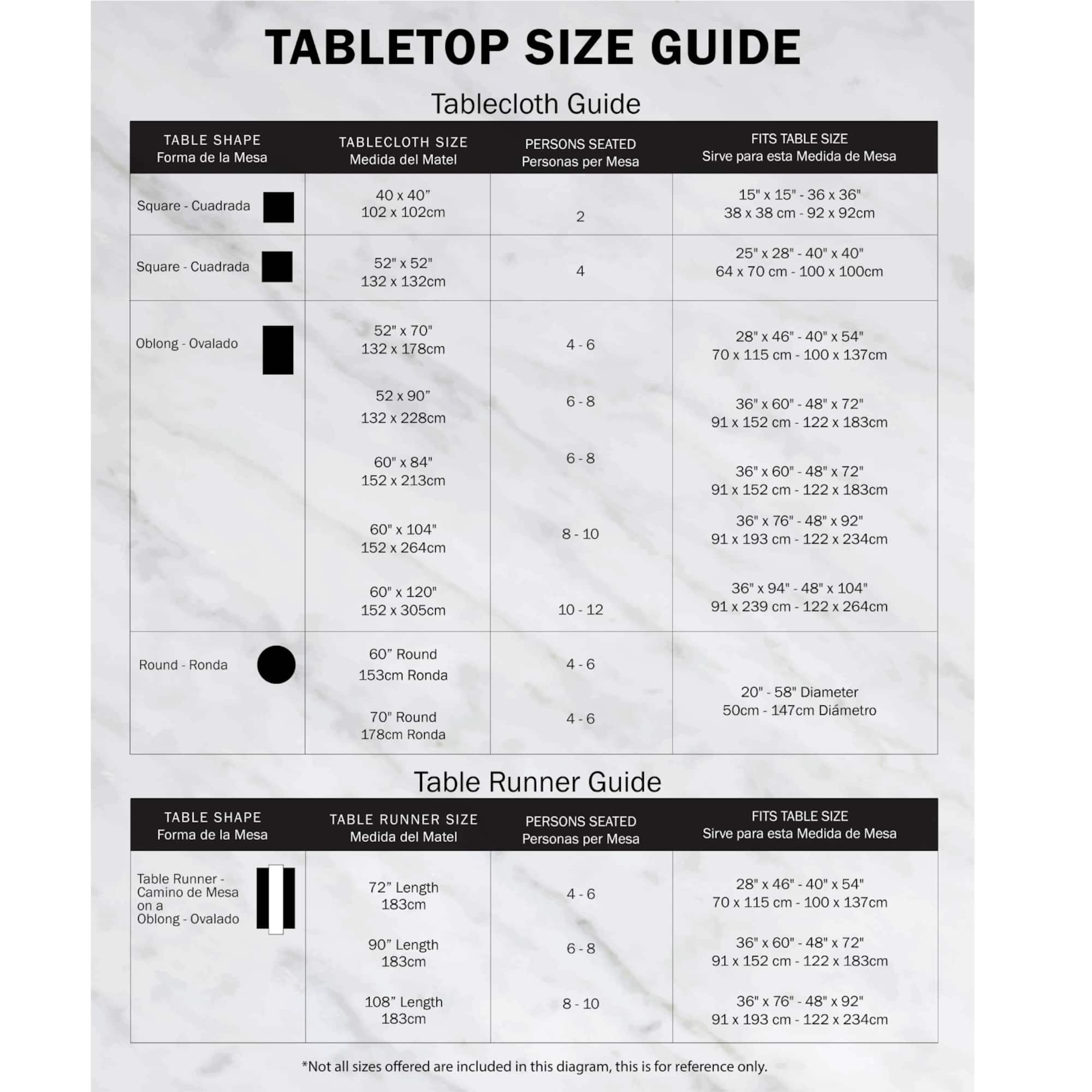 72" Mr. & Mrs. Table Runner